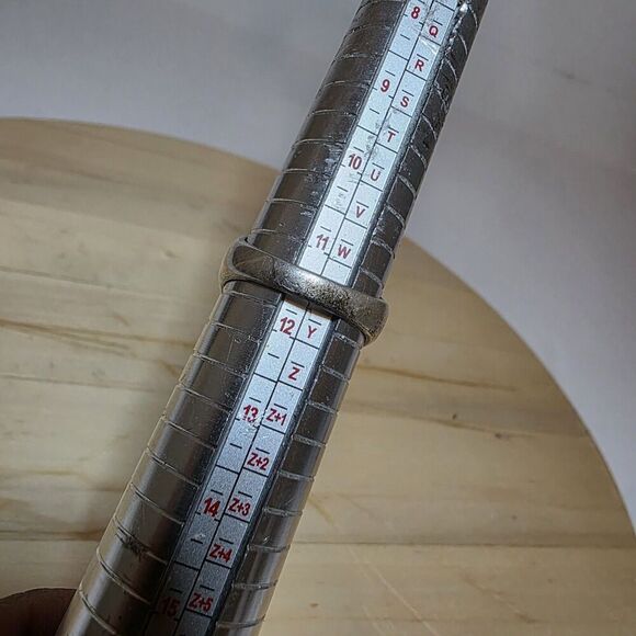 Ford Motors 30th Anniversary Sterling Silver Onyx Award Signet Ring Size 11 16G - Picture 8 of 9